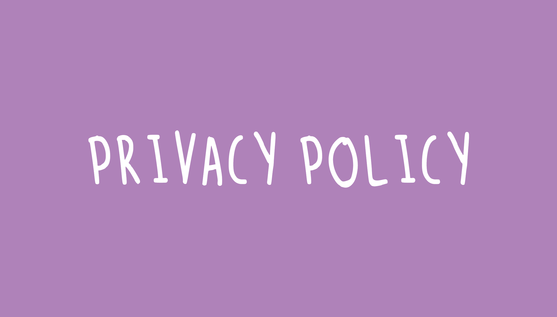 Privacy Policy