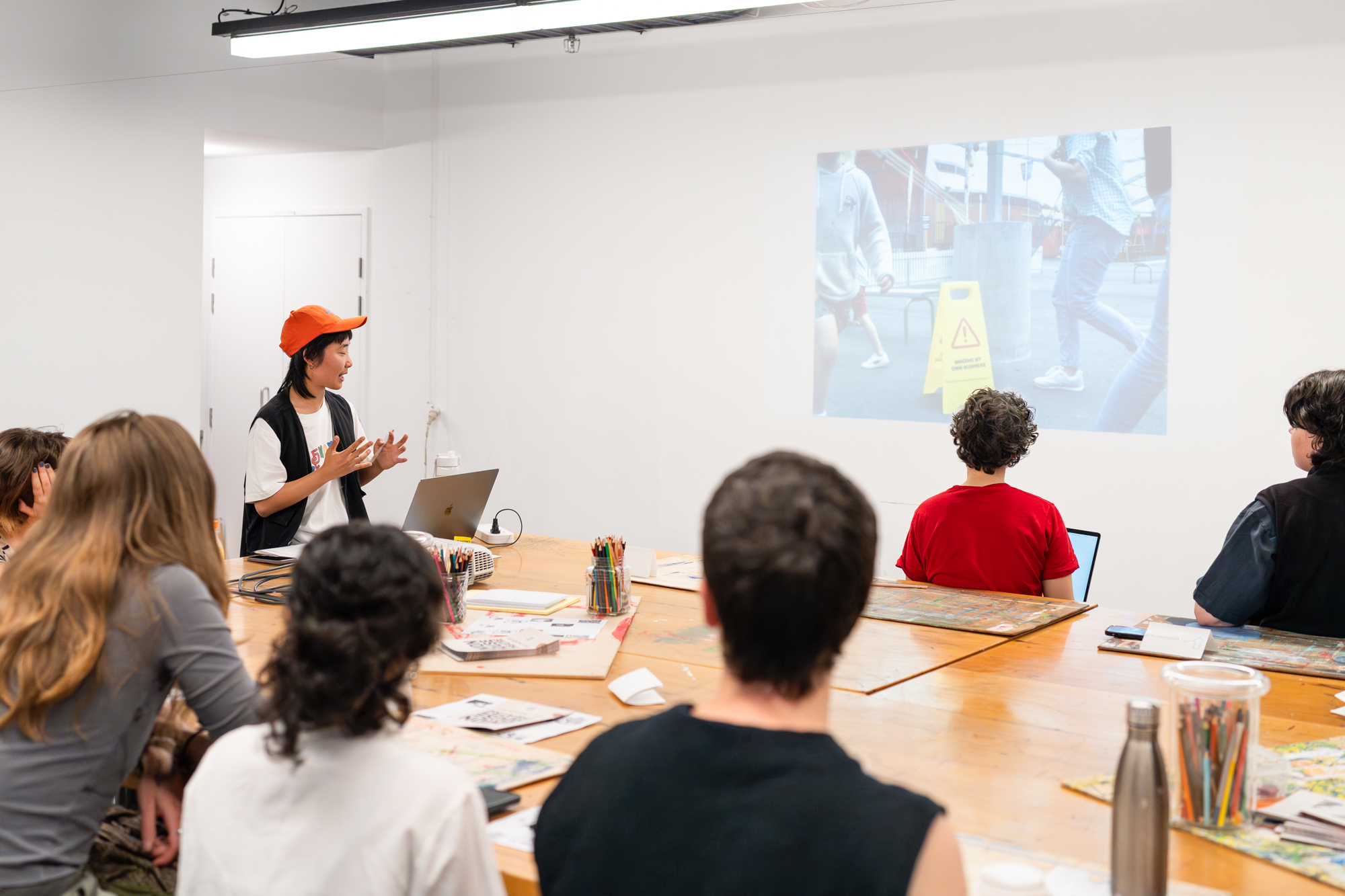 The George Paton Gallery presents many opportunities for students to engage in creative practice throughout the academic year, between the exhibition space and our creative workshops space, the Arts Lab.