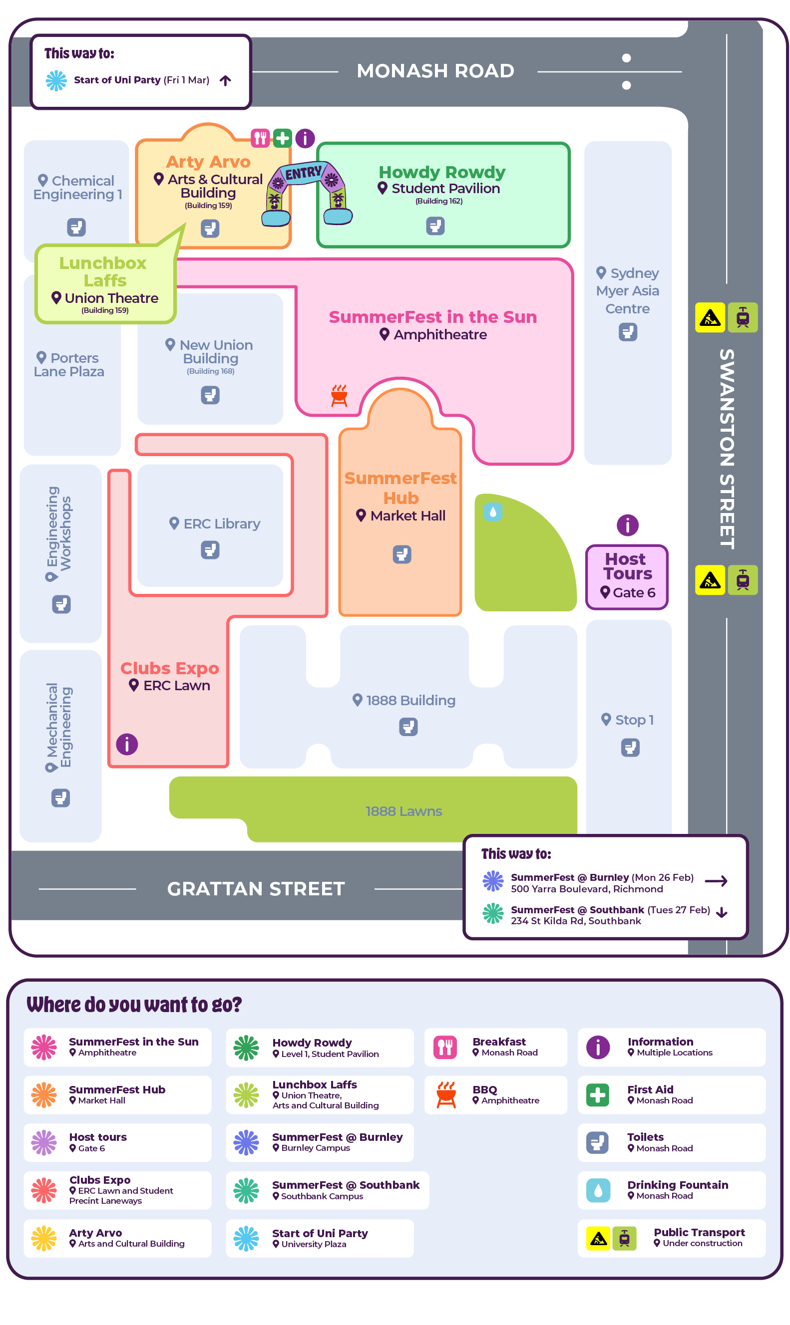 Schedule & Map